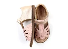 Bisgaard sandal Cassidy blush blomst med velcro